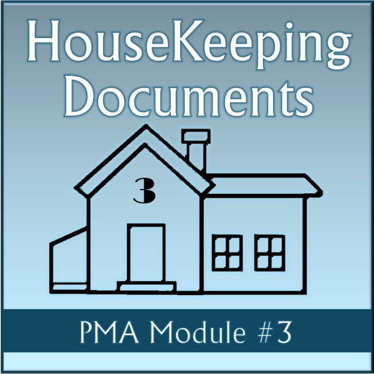 Housekeeping Documents